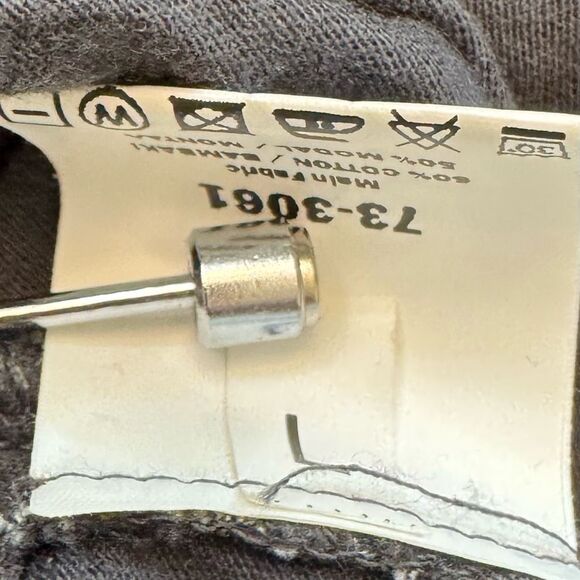 Ozai N Ku Two Tone Brush Stroke Dress Dawn Gray Size Large - Picture 4 of 6